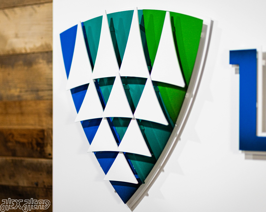 Lineage Full Rectangular Logo 3D Metal Wall Art