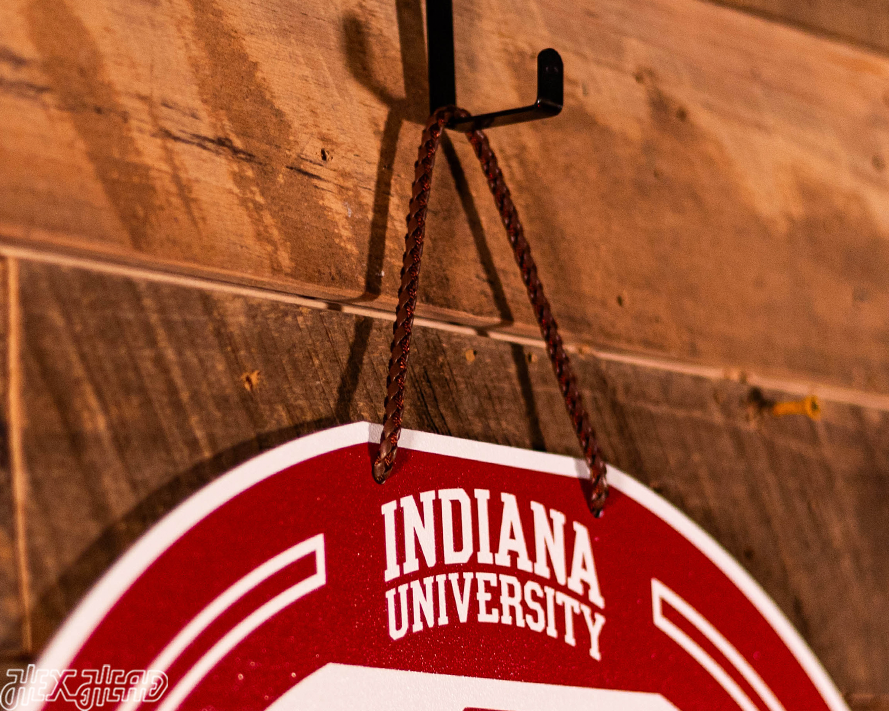 Indiana Hoosiers Personalized Monogram Metal Art