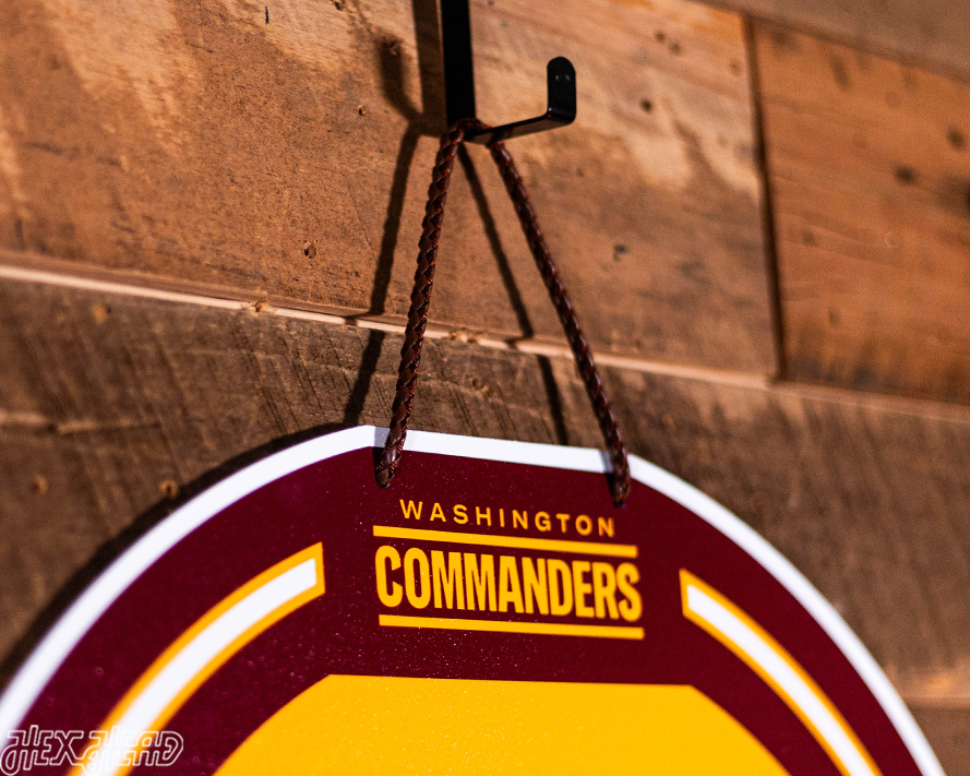 Washington Commanders Personalized Monogram Metal Art