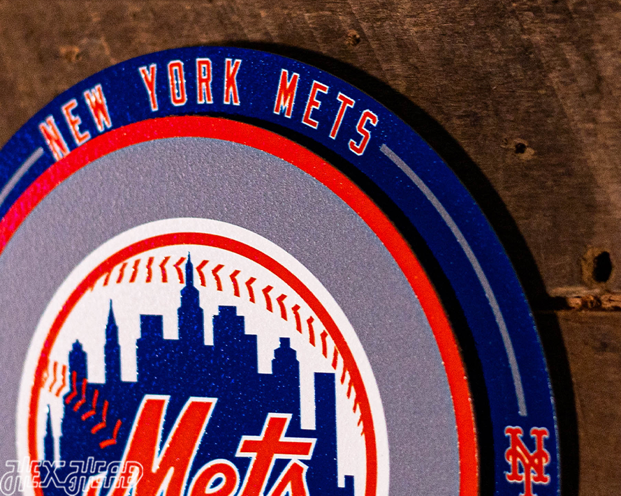 New York Mets "Double Play" On the Shelf or on the Wall Art