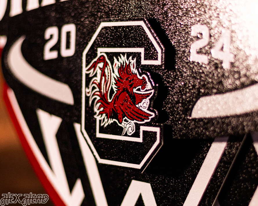 South Carolina Gamecocks 2024 National Champions 3D Metal Wall Art