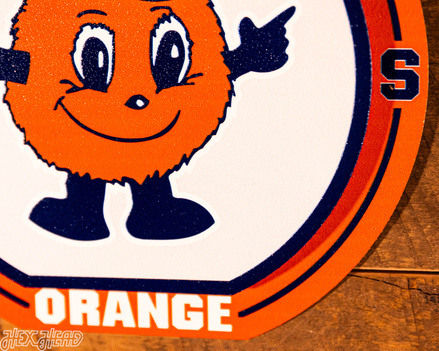 Syracuse Orange "Double Play" On the Shelf or on the Wall Art