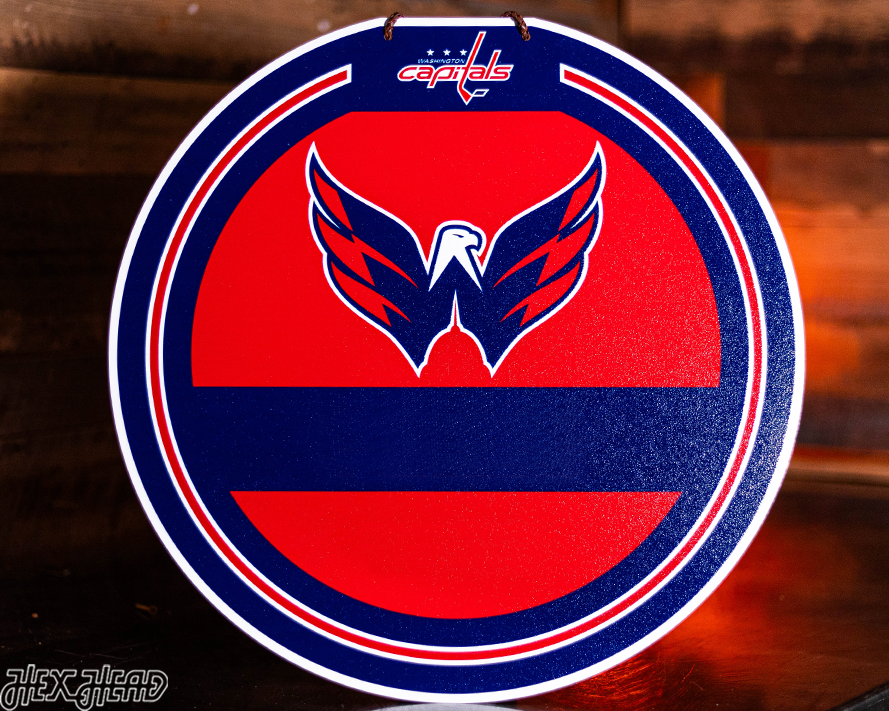 Washington Capitals Personalized Monogram Metal Art