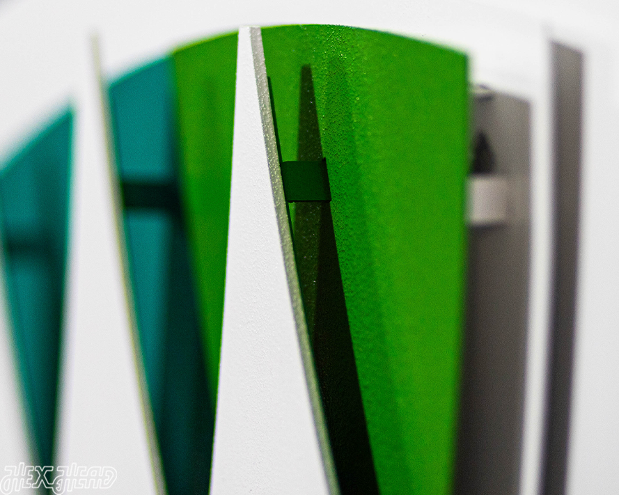 Lineage Full Rectangular Logo 3D Metal Wall Art