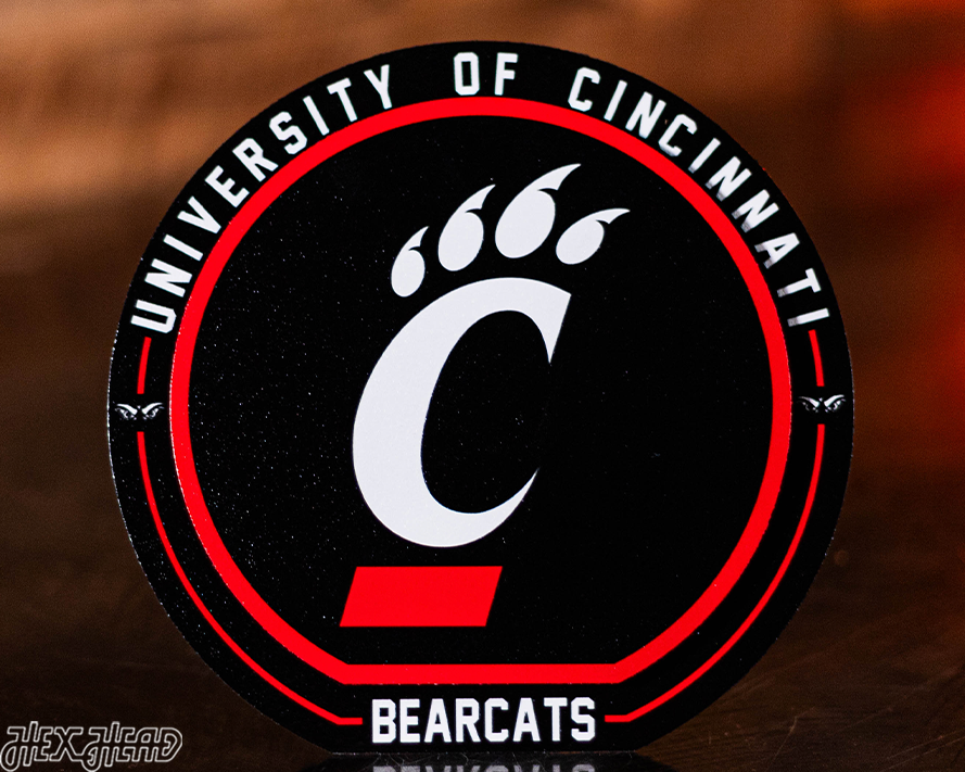 Cincinnati Bearcats "Double Play" On the Shelf or on the Wall Art
