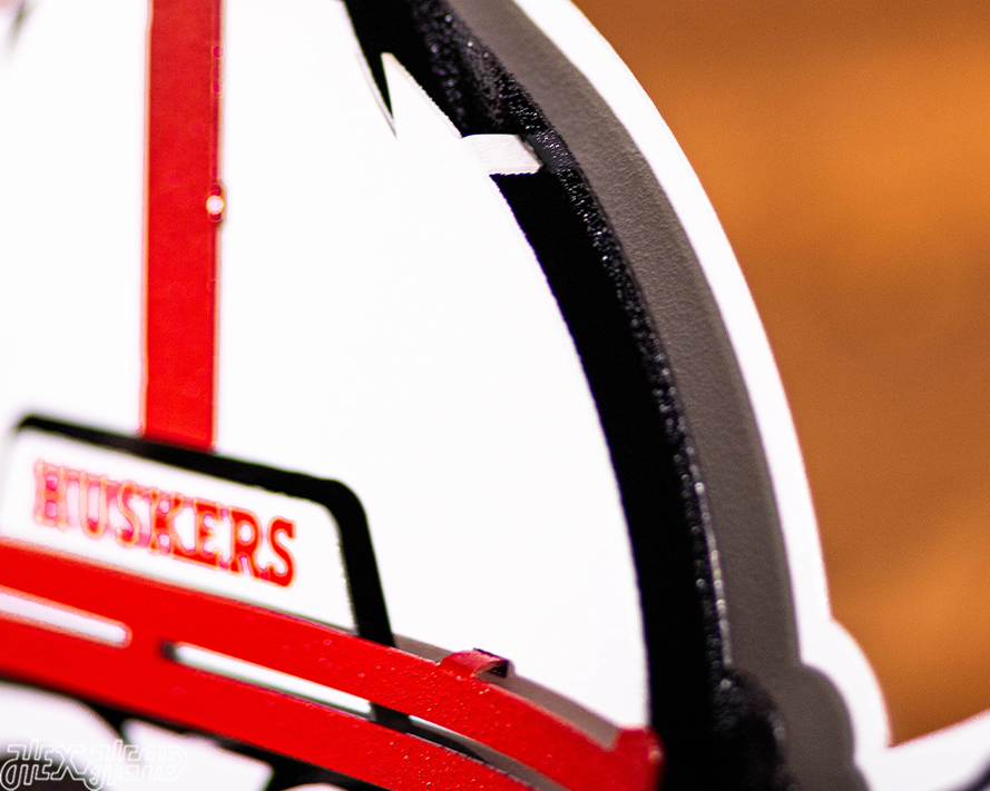 Nebraska Huskers "BLACKSHIRTS" 3D Vintage Metal Wall Art