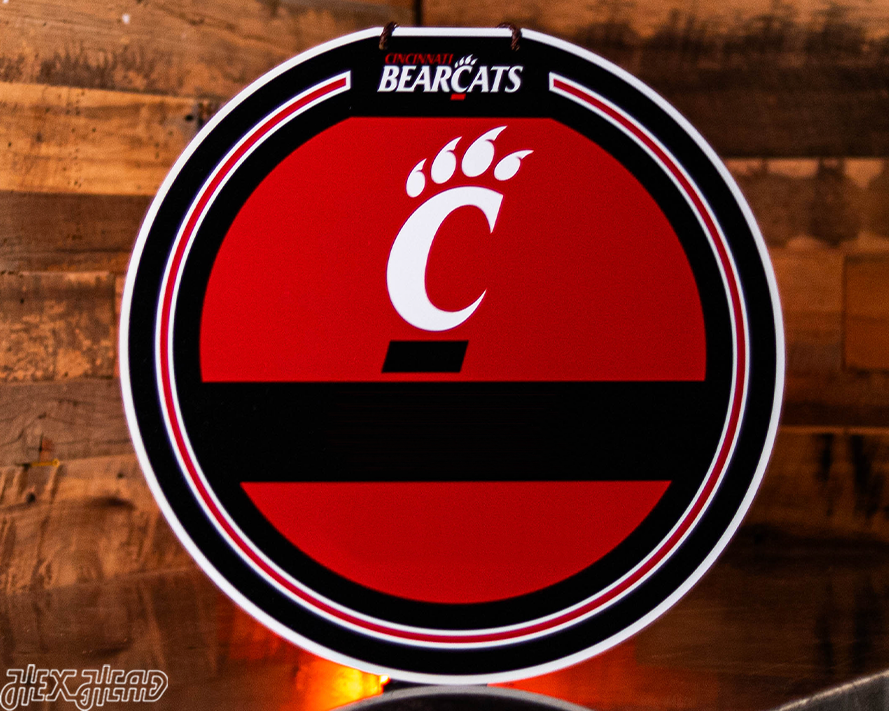 Cincinnati Bearcats Personalized Monogram Metal Art