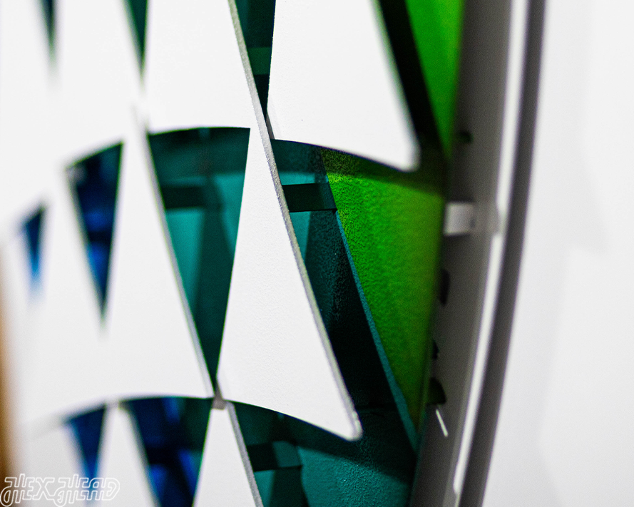 Lineage Full Rectangular Logo 3D Metal Wall Art