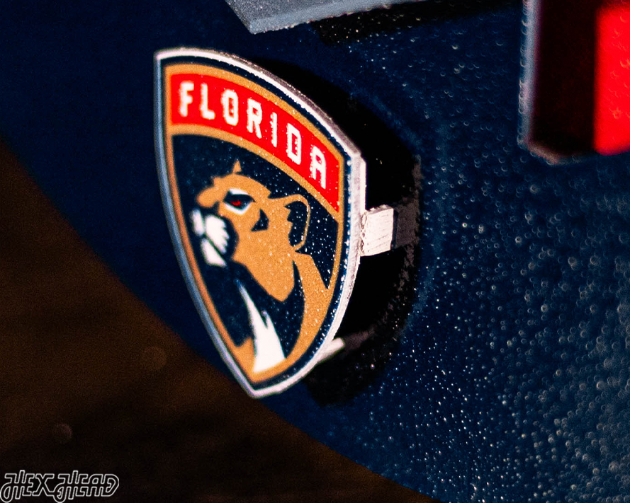 12" Florida Panthers HEX HEAD EXCLUSIVE Design 2024 Champions 3D Metal Wall Art