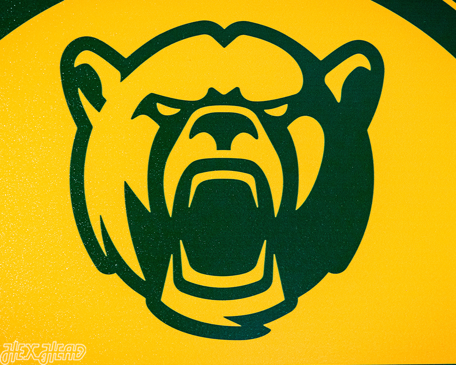 Baylor Bears Personalized Monogram Metal Art