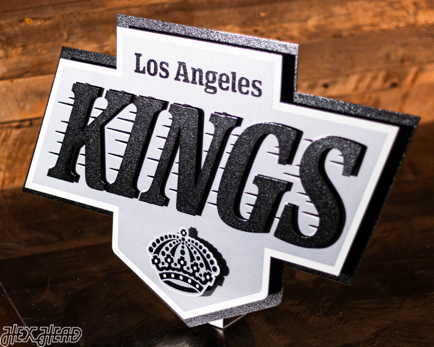 Los Angeles Kings 3D Vintage Metal Wall Art