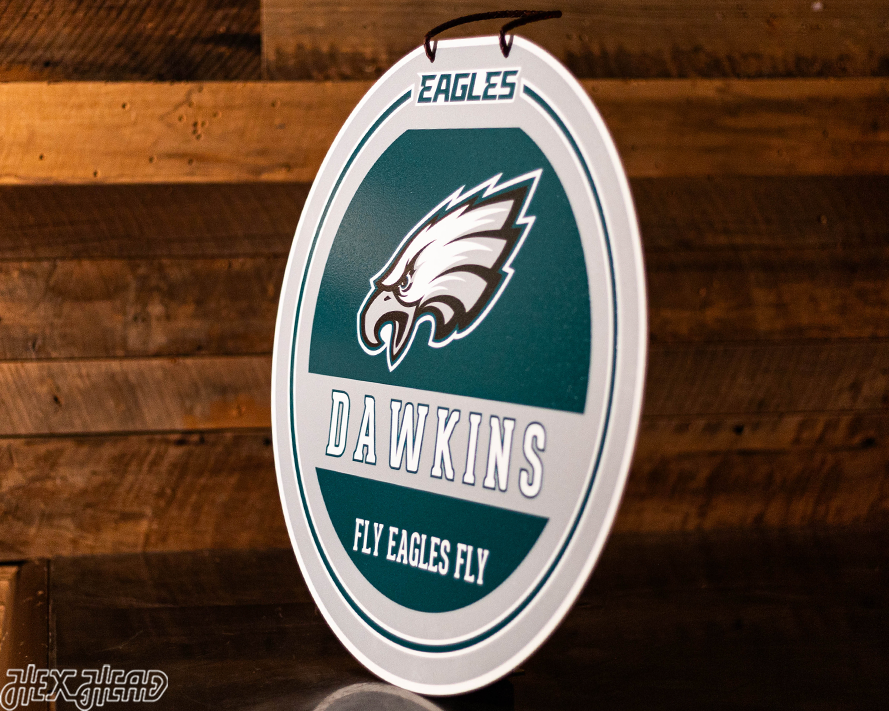 Philadelphia Eagles Personalized Monogram Metal Art