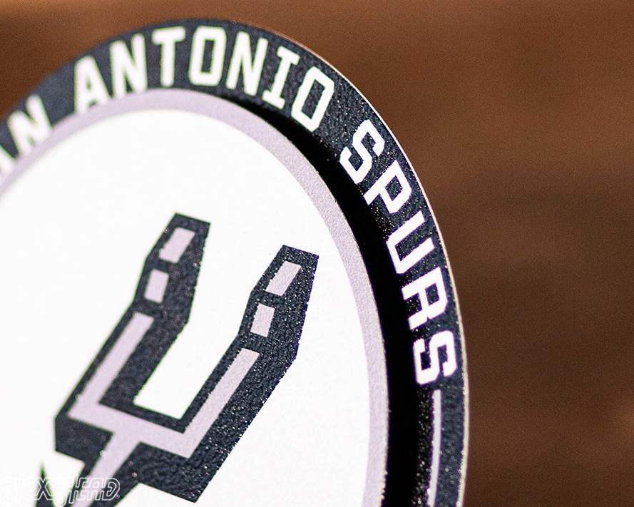 San Antonio Spurs "Double Play" On the Shelf or on the Wall Art