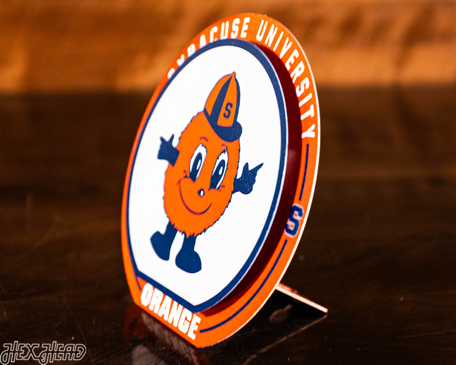 Syracuse Orange "Double Play" On the Shelf or on the Wall Art