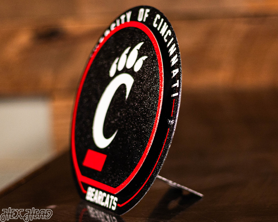 Cincinnati Bearcats "Double Play" On the Shelf or on the Wall Art