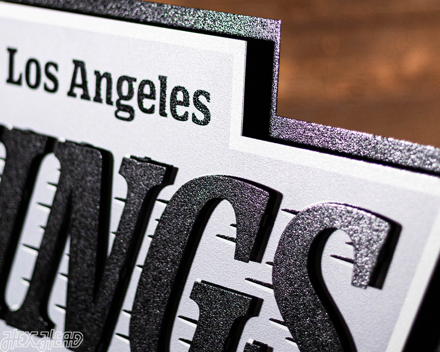 Los Angeles Kings 3D Vintage Metal Wall Art