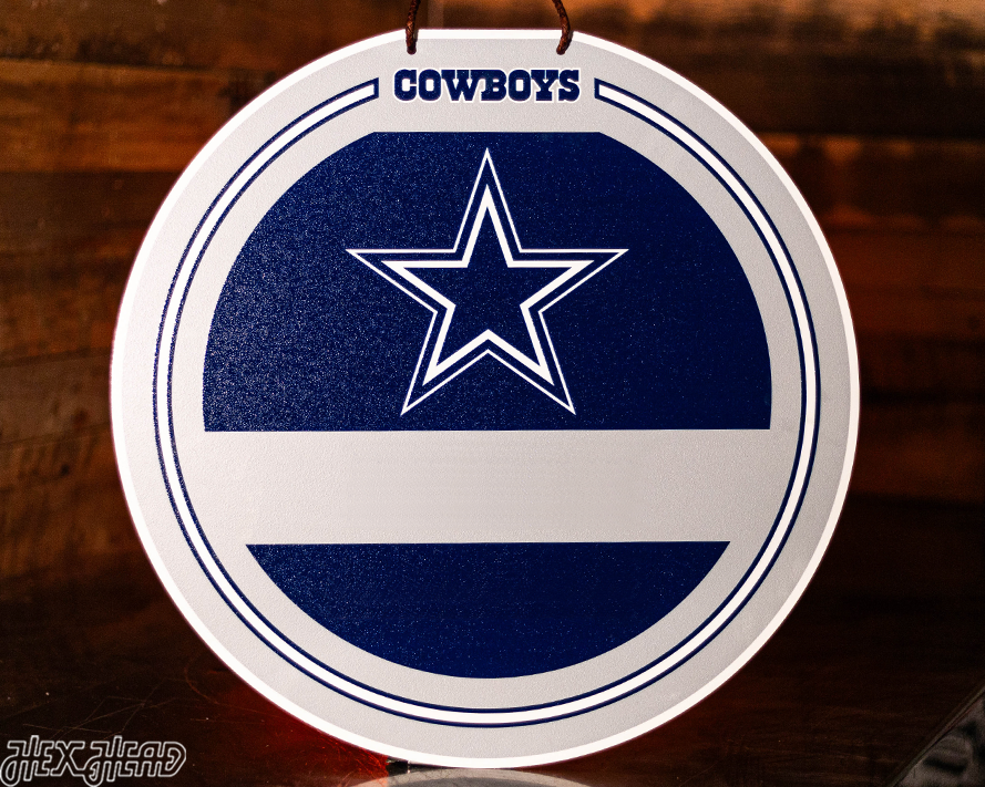 Dallas Cowboys Personalized Monogram Metal Art