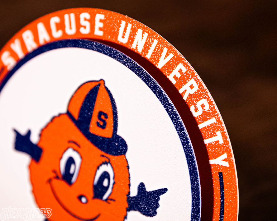 Syracuse Orange "Double Play" On the Shelf or on the Wall Art