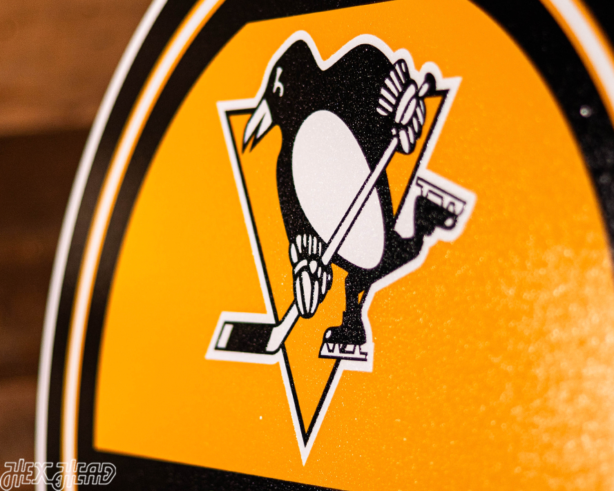 Pittsburgh Penguins Personalized Monogram Metal Art