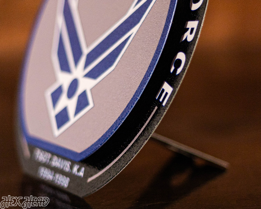 United States Air force "Double Play" On the Shelf or on the Wall Art