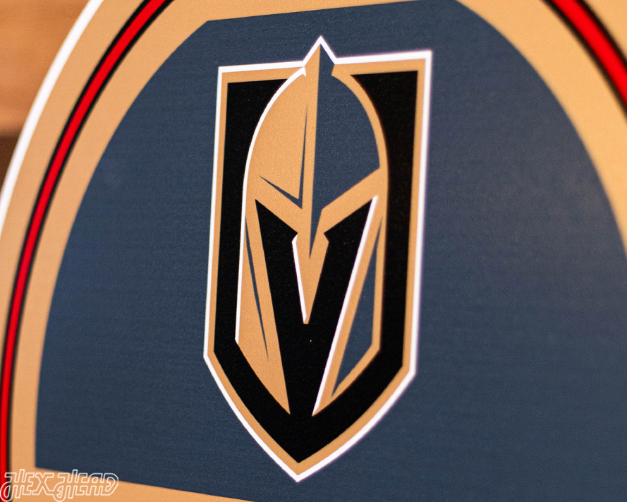 Vegas Golden Knights Personalized Monogram Metal Art