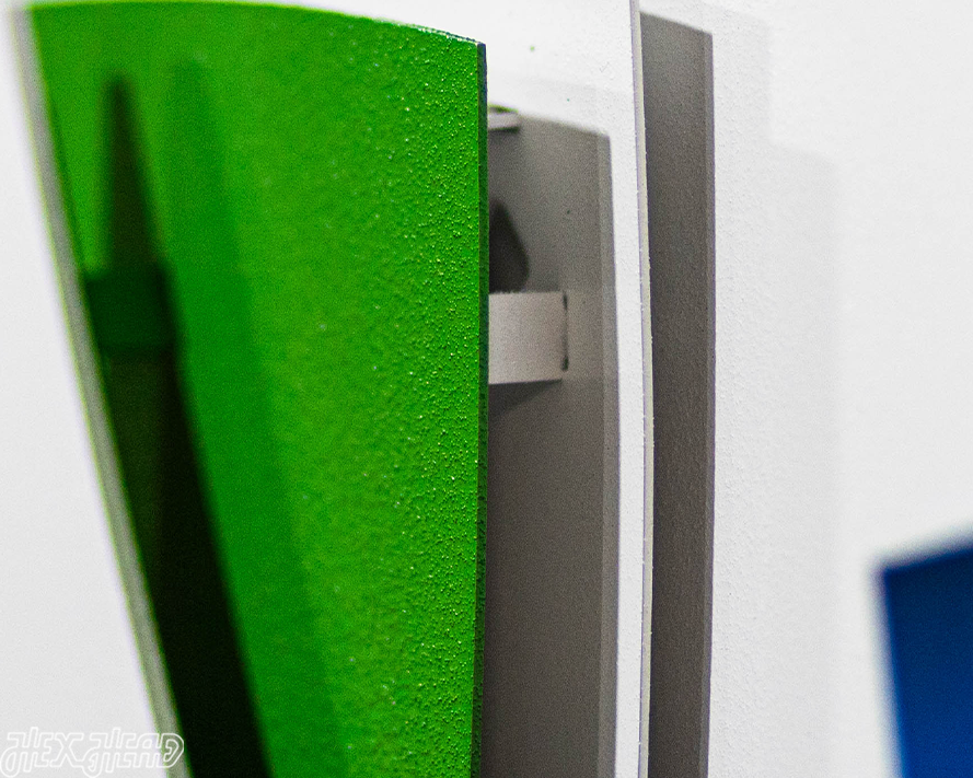 Lineage Full Rectangular Logo 3D Metal Wall Art