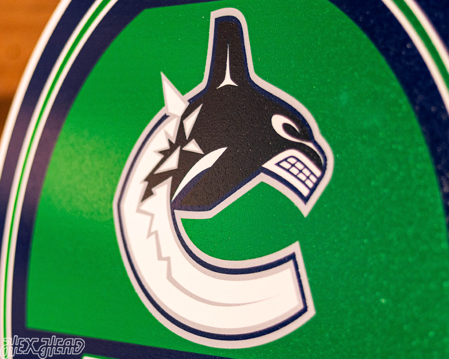 Vancouver Canucks Personalized Monogram Metal Art