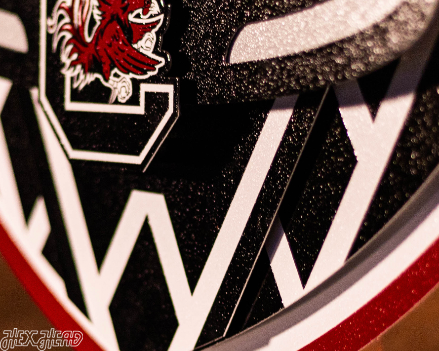 South Carolina Gamecocks 2024 National Champions 3D Metal Wall Art