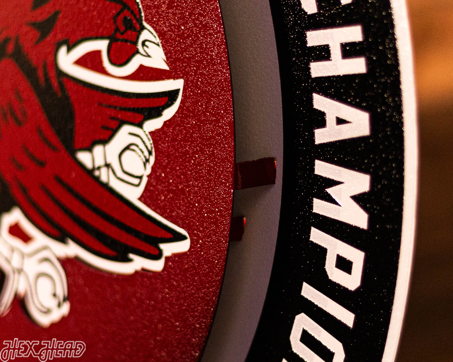 South Carolina Gamecocks DYNASTY- Women's Basketball Championships w/ Replaceable Icon Plate 3D Vintage Metal Wall Art