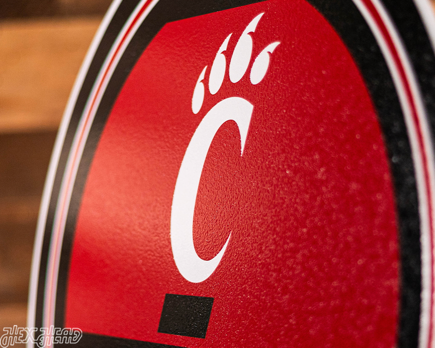 Cincinnati Bearcats Personalized Monogram Metal Art