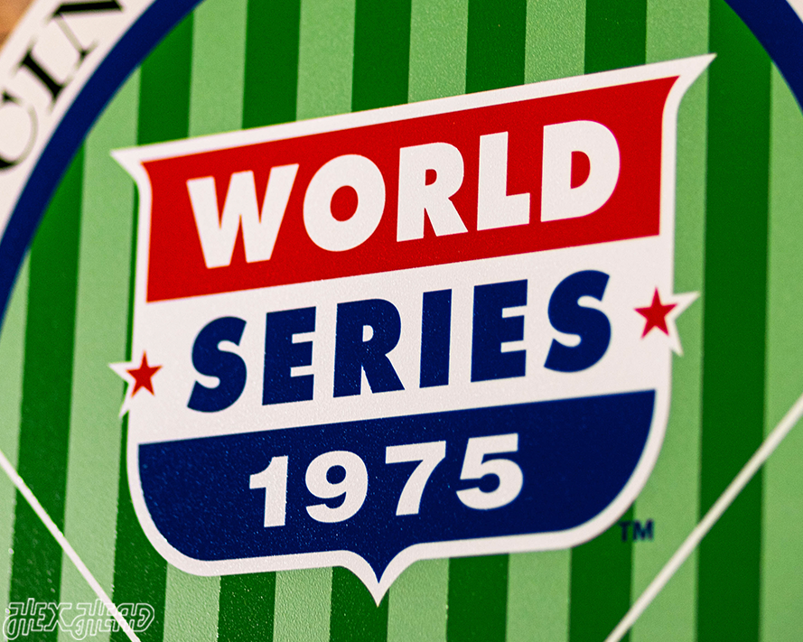 VARSITY Collection- SINGLE Layer 1975 World Series Cincinnati Reds Metal Wall Art