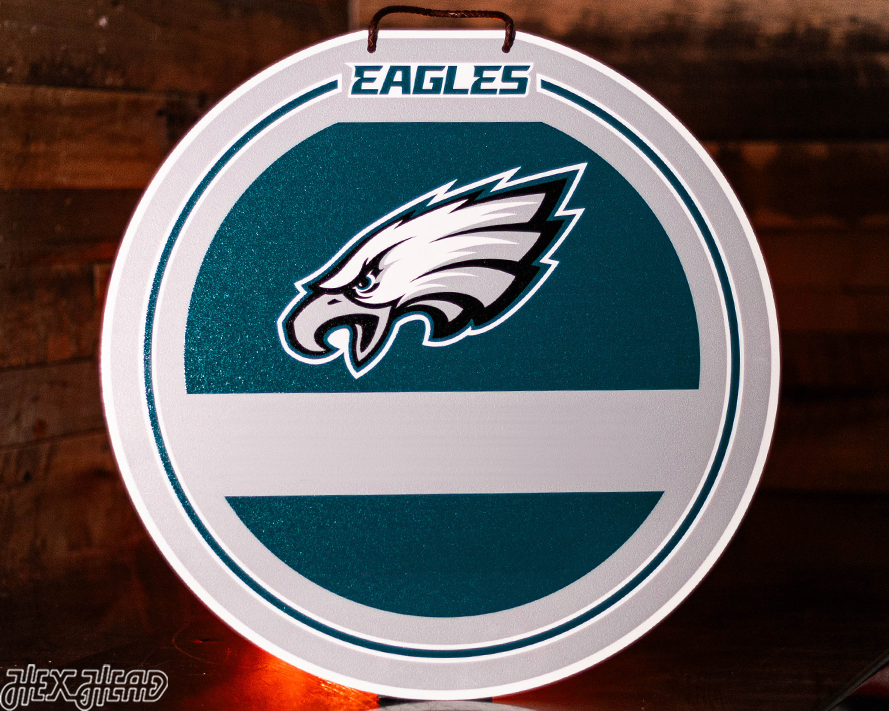 Philadelphia Eagles Personalized Monogram Metal Art