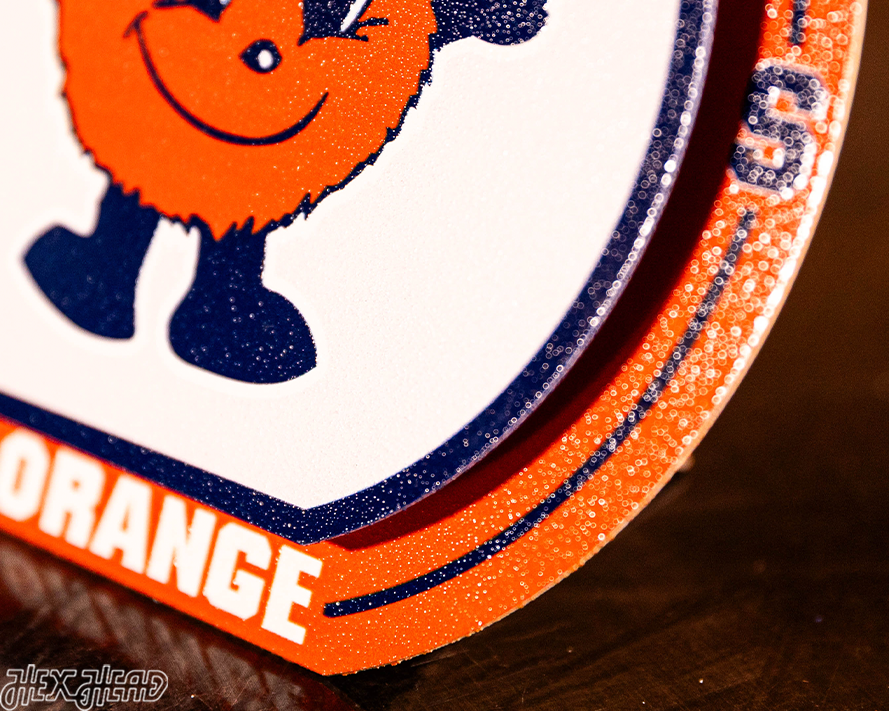 Syracuse Orange "Double Play" On the Shelf or on the Wall Art
