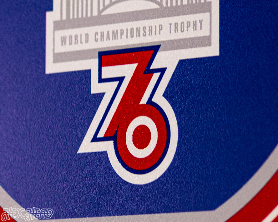 VARSITY Collection- SINGLE Layer 1976 World Series Cincinnati Reds Metal Wall Art