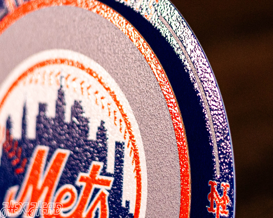 New York Mets "Double Play" On the Shelf or on the Wall Art