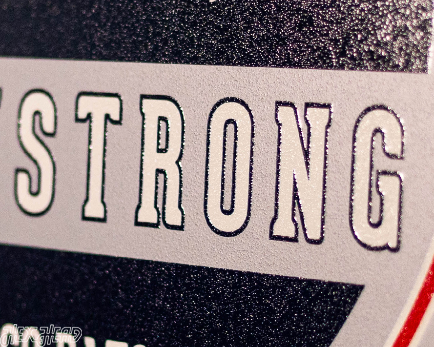 New England Patriots Personalized Monogram Metal Art