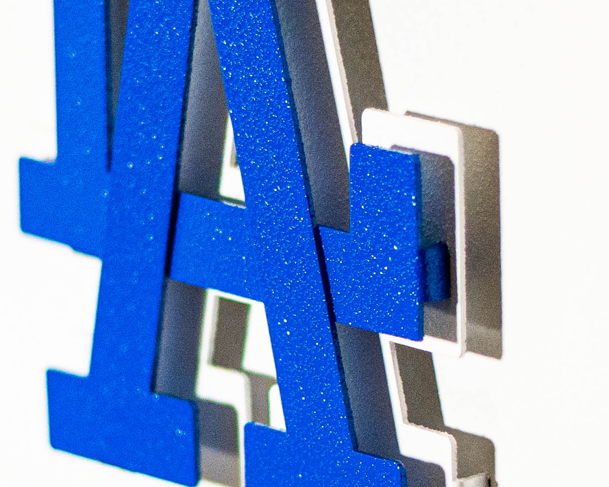 Los Angeles Dodgers 2024 World Series GIFT COLLECTION 3D Metal Wall Art