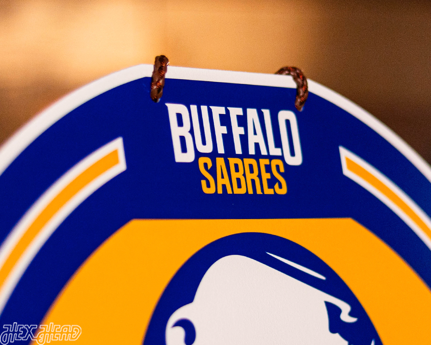 Buffalo Sabres Personalized Monogram Metal Art