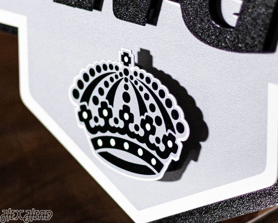 Los Angeles Kings 3D Vintage Metal Wall Art