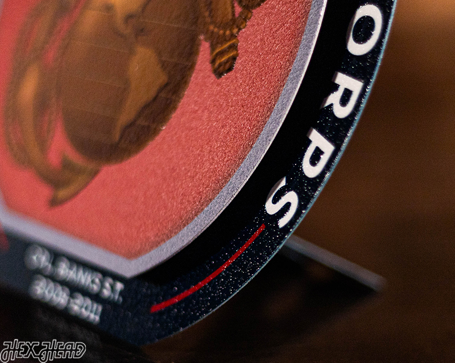 United States Marines Corps "Double Play" On the Shelf or on the Wall Art