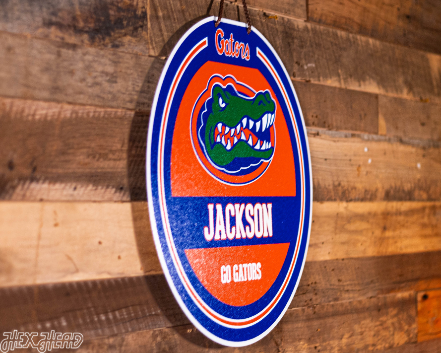 Florida Gators Personalized Monogram Metal Art