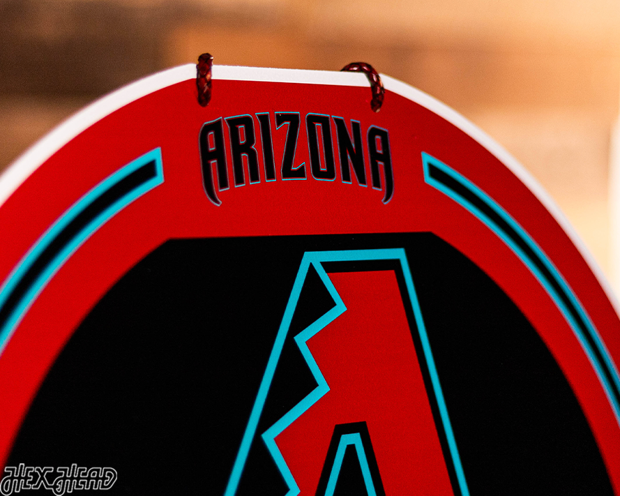 Arizona Diamondbacks Personalized Monogram Metal Art