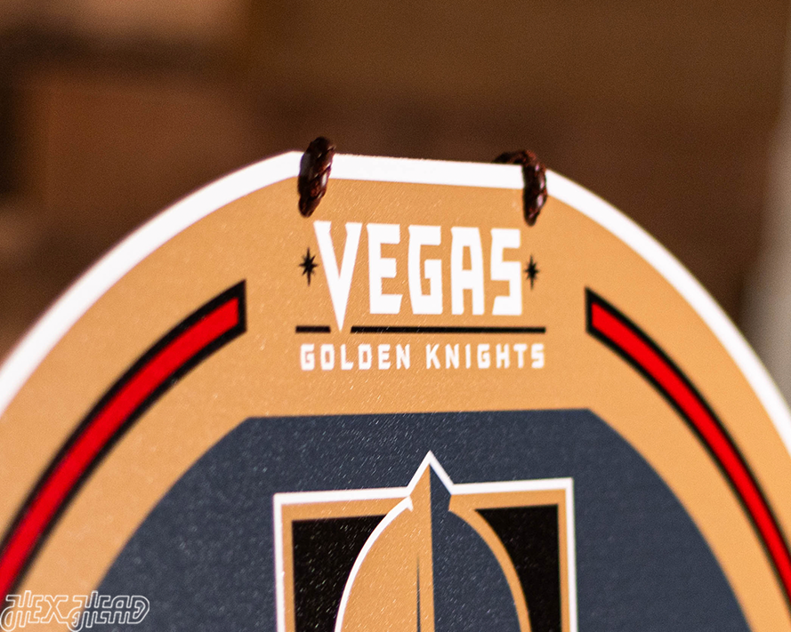 Vegas Golden Knights Personalized Monogram Metal Art