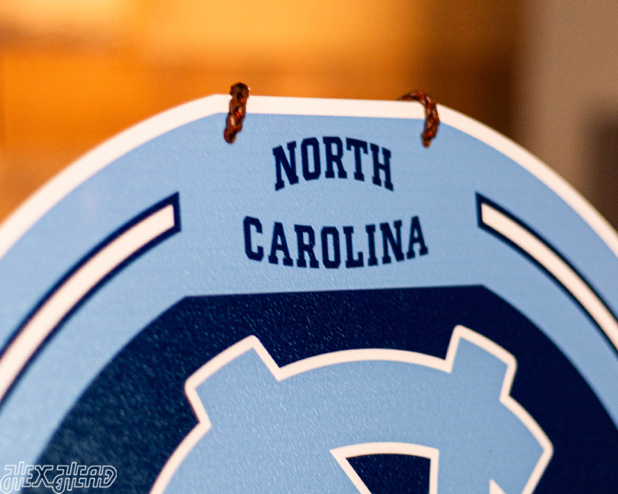 North Carolina Tar Heels Personalized Monogram Metal Art