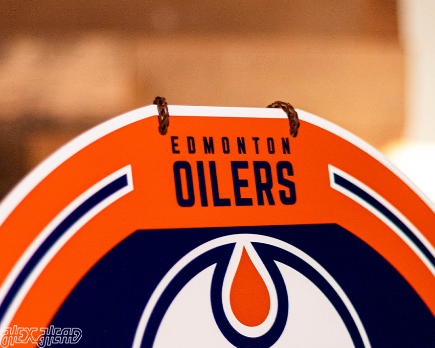 Edmonton Oilers Personalized Monogram Metal Art