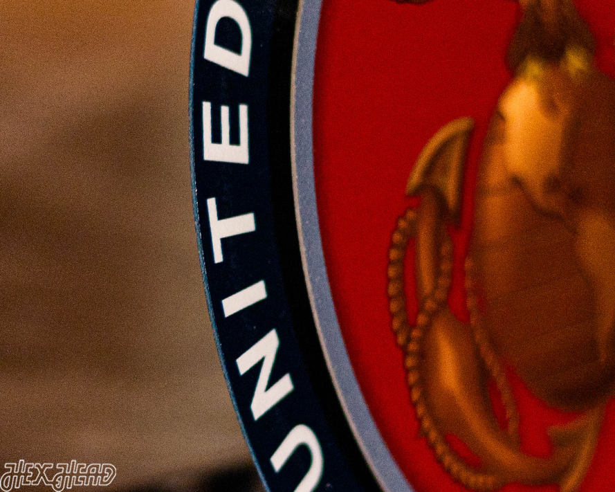 United States Marines Corps "Double Play" On the Shelf or on the Wall Art