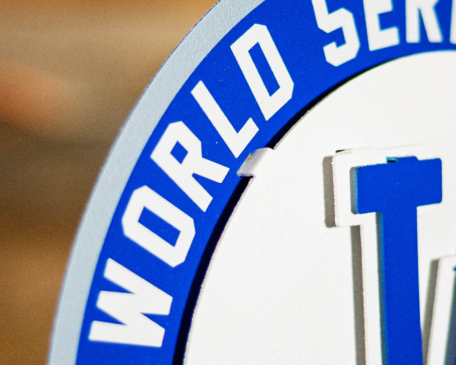 Los Angeles Dodgers 2024 World Series GIFT COLLECTION 3D Metal Wall Art