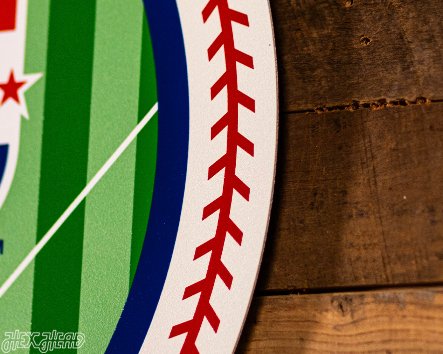 VARSITY Collection- SINGLE Layer 1975 World Series Cincinnati Reds Metal Wall Art