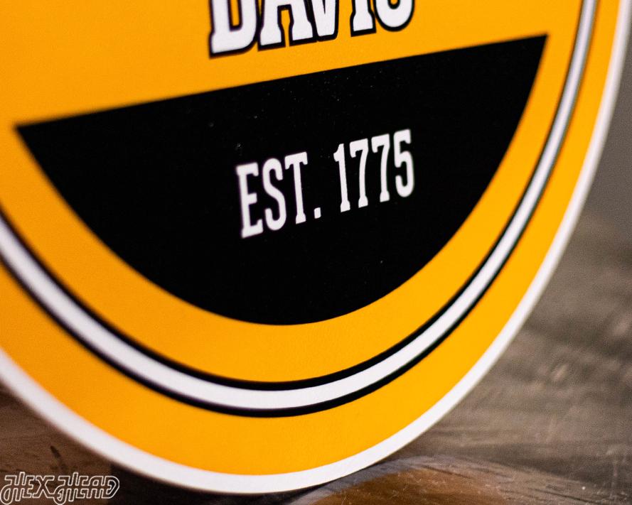 United States Army Personalized Monogram Metal Art