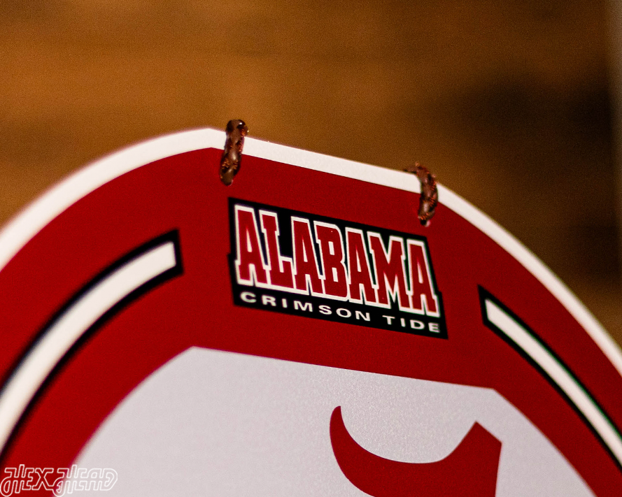 Alabama Crimson Tide Personalized Monogram Metal Art